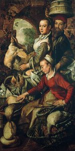 Market Scene by Joachim Beuckelaer